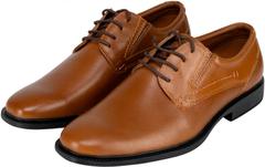 House miesten nahkaiset pukujalkineet Anton Leather Cognac