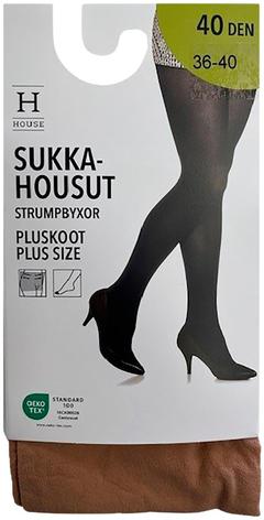 House naisten sukkahousut 40 den maxi 3D, plus-koko