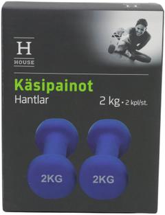 House käsipainot neopreeni 2 x 2kg