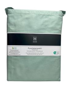 House pussilakanasetti Percale 150x210 cm vihreä