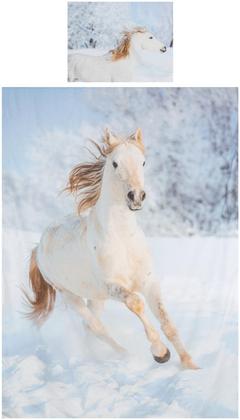 Ciraf lasten pussilakanasetti Horse digital print 150x210 cm