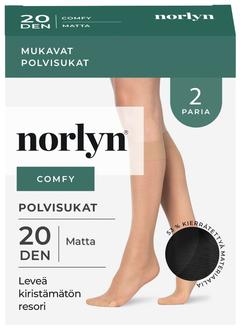 Norlyn polvisukat Comfy 20 den 2-pack