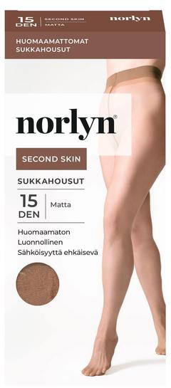 Norlyn naisten sukkahousut Second Skin 15 den