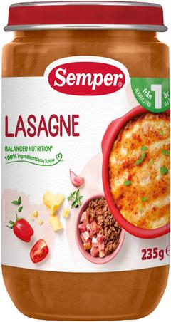 Semper Lasagne 1v lastenateria 235g