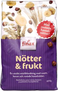 Finax Mysli Pähkinä & Hedelmä 650g