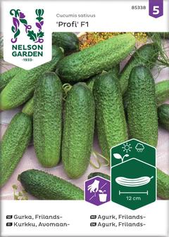Nelson Garden siemen kurkku, avomaan-, Profi F1