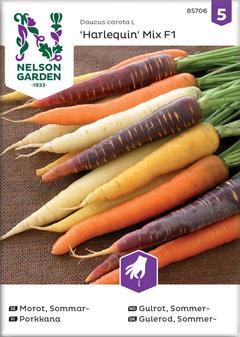 Nelson Garden siemen porkkana, Harlequin Mix F1