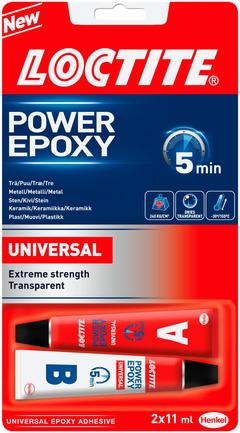 Loctite Epoksiliima Uni 5min 22ml tuubi