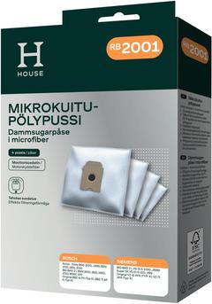 House RB2001 pölypussi 4 kpl + moottorisuodatin