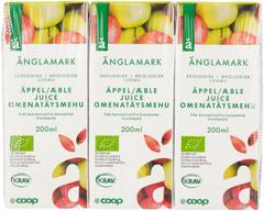 Änglamark omenatäysmehu tiivisteetsä luomu 3x200 ml