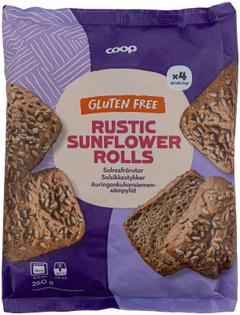 Coop auringonkukansiemensämpylä gluteeniton 4 kpl 260 g pakaste