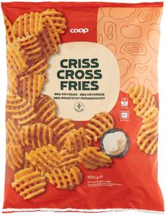 Coop BBQ-ristikkoperunat 600 g pakaste