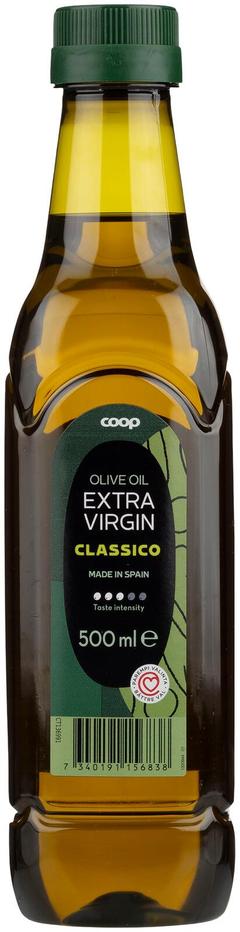 Coop ekstra-neitsytoliiviöljy classico 500 ml