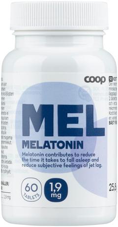 Coop Melatoniini 1,9mg 60 tablettia