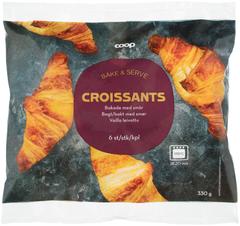 Coop croissant voilla leivottu 6 kpl 330 g pakaste