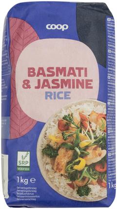 Coop basmati- ja jasmiiniriisi 1 kg