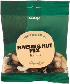 Coop salaattilisuke rusina- ja pähkinäsekoitus 100 g