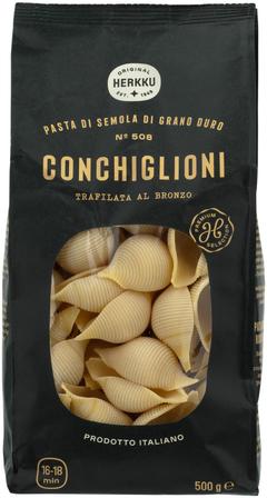 Herkku Conchiglioni durum pasta 500g