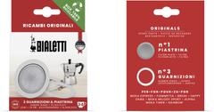 Bialetti 3 tiivistettä ja filtteri 3 ja 4 k, Moka Express