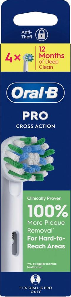 Oral-B PRO CrossAction 4kpl vaihtoharja