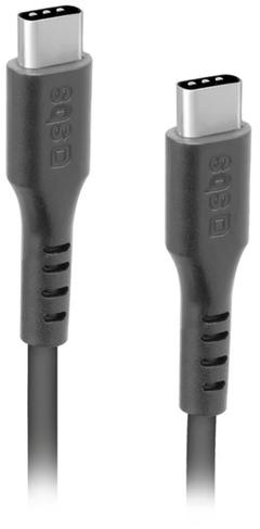 SBS latauskaapeli Usb-C To Usb-C 1,5 M musta