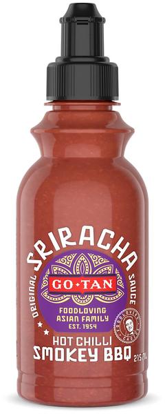 Go-Tan Smokey Sriracha Hot Chilli Sauce kastike 215ml