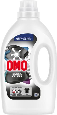 Omo Black Velvet nestemäinen pyykinpesuaine Tummille vaatteille 920 ml 23 pesua