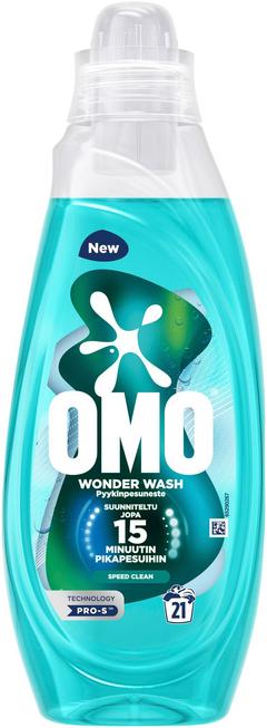 Omo Wonder Wash Speed Clean pyykinpesuneste pikapesuohjelmille 840 ml 21 pesua