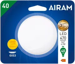 Airam LED kämmenlamppu 4.9W Gx53 470lm - 2