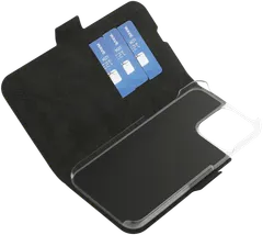 Wave MagSafe -yhteensopiva Book Case, Apple iPhone 15 Pro Max, Musta - 5