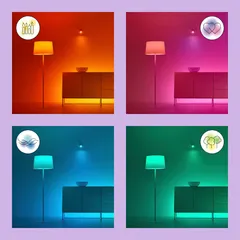 WiZ älylamppu GU10 PAR16 4.7W RGB Wi-Fi, 3 kpl:n pakkaus - 7