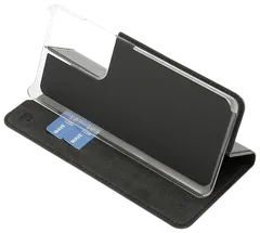 Wave Book Case, Samsung Galaxy S21 Ultra, Musta - 5