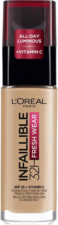 L'Oréal Paris Infaillible Fresh Wear 200 Golden Sand meikkivoide 30ml - 1