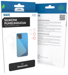 Wave Silikonisuoja, Motorola Moto E13, Kirkas - 1