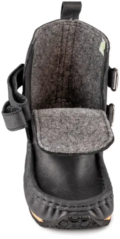 Zeazoo lasten paljasjalkasaapas Yeti Maxi Wool - BLACK - 2