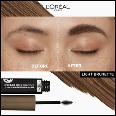 L'Oréal Paris Infaillible Brows 24H Volumizing Eyebrow 5.0 Light Brunette kulmamaskara 5ml - 4
