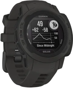 Garmin Instinct 2s solar multisport GPS kello, tummanharmaa - 5