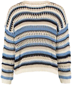 Hailys naisten neule Dana SYF-2306011 - soft blue stripe - 3