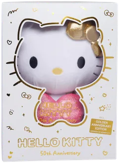 Hello Kitty 50-vuotisjuhlapehmo, 30 cm, Golden edition lahjapakkaus - 5