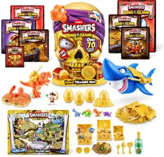 Smashers leikkisetti kultainen kallo Dino Island Gold Treasure Hunt Large - 1