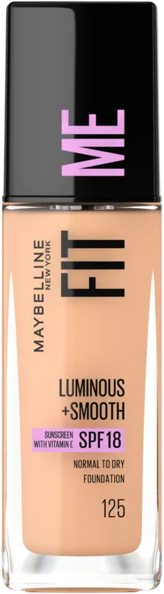 Maybelline New York  Fit Me Luminous & Smooth 125 Nude Beige -meikkivoide 30ml - 1
