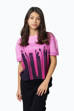 Hype nuorten t-paita Drip - pink - 1