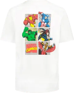 Marvel miesten T-paita I958606 - WHITE 1 - 2
