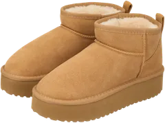 WKLY. naisten nilkkurit Rebecca - Camel Suede - 3