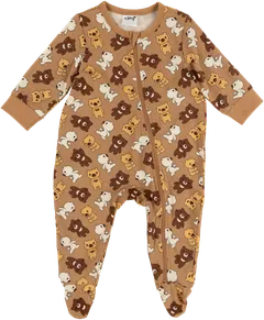 Ciraf vauvojen pyjama nalle 250B244108 2-pack - TANNIN - 4