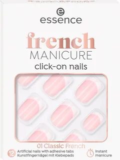 essence french MANICURE click-on nails 01 Classic French 12 st - 1