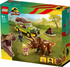 LEGO Jurassic World 76959 Triceratopsia tutkimassa - 2