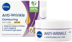 NIVEA 50ml Anti-Wrinkle Contouring Day Cream 65+ -päivävoide - 3