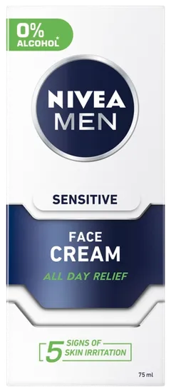 NIVEA MEN 75ml Sensitive Face Cream -kasvovoide - 1
