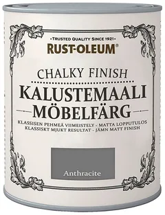 Rust-Oleum Chalky Finish 750ml kalustemaali vesiohenteinen hajuton harmaa - 1